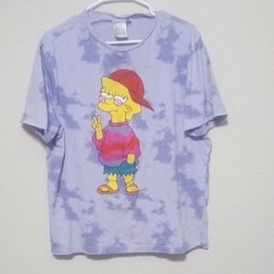 H&M Kids Tie-Dye Purple Graphic Tee